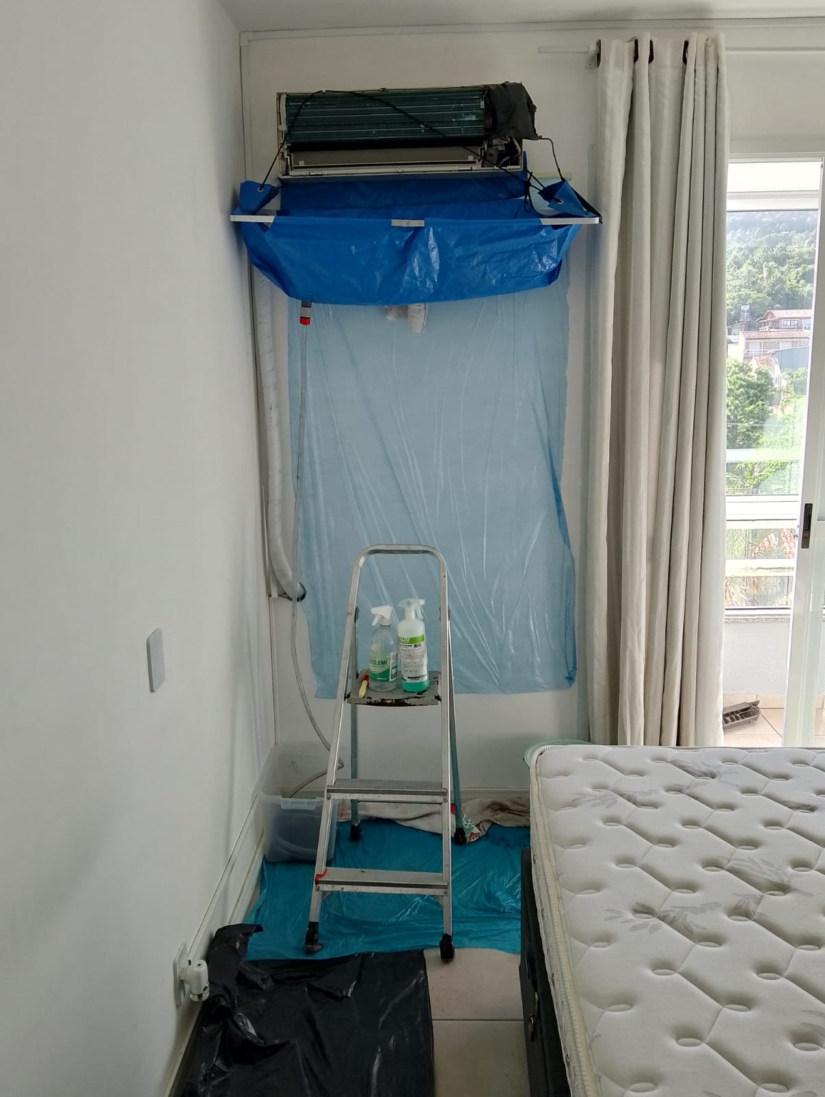 Higienização com bag de proteção